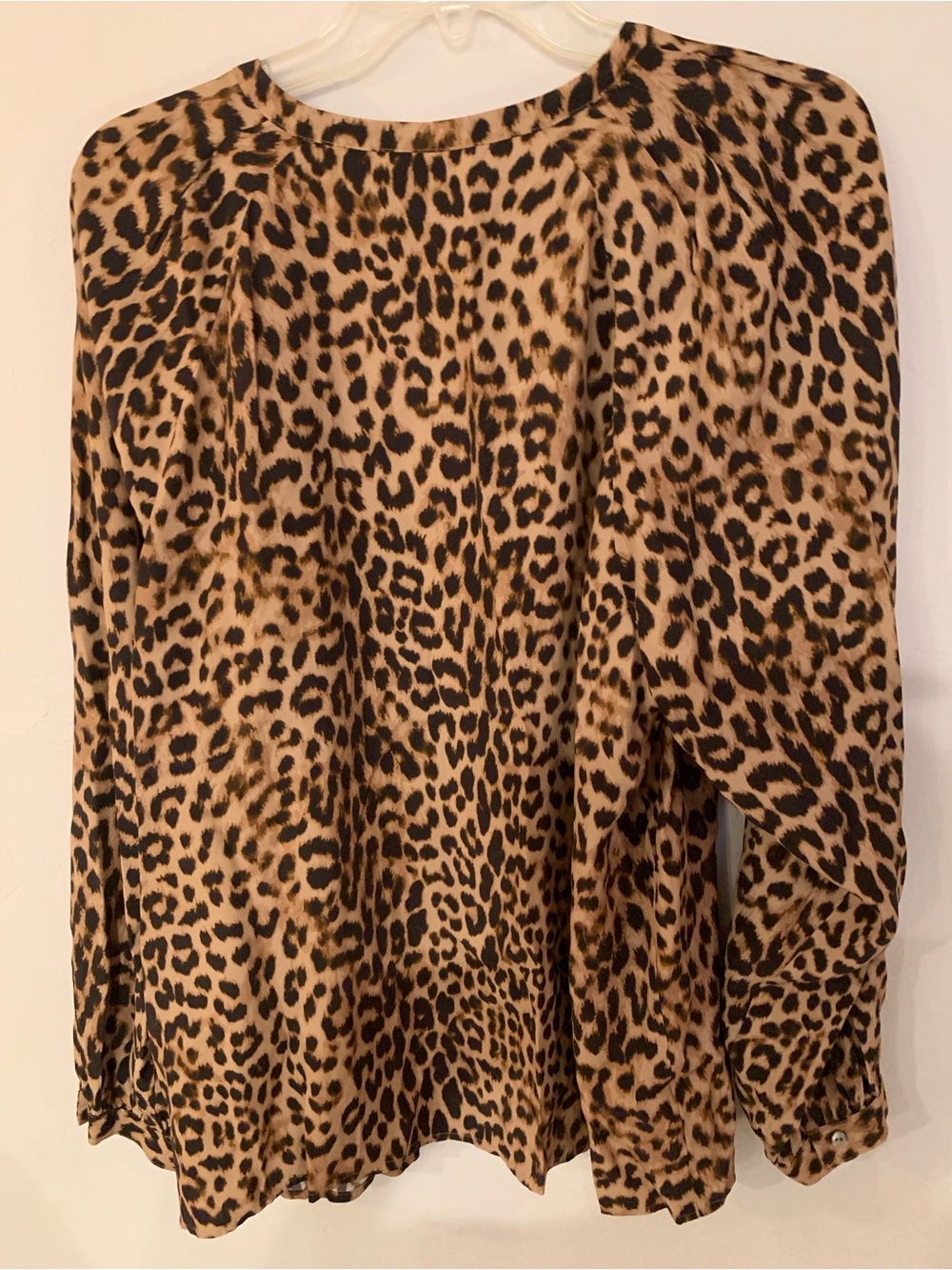 J. Jill Leopard Print Blouse in Brown and Black NWT L ret $89 - Picture 8 of 10